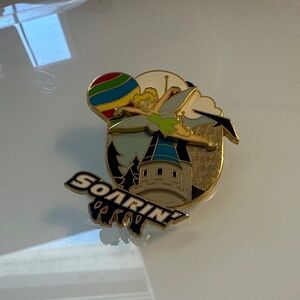Disney Soarin' Tinker Bell Enamel Pin - Green, Blue, Yellow, Red, Black, Gold